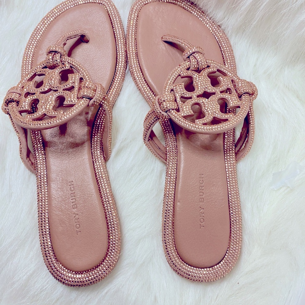 Tory Burch Miller Knotted Pave Sandal size 6.5 NWOB OFFERS WELCOMED